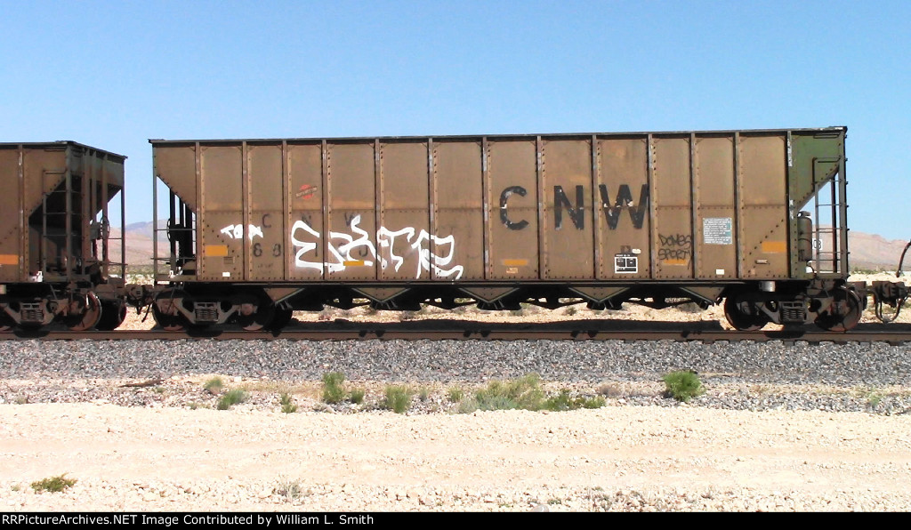 EB Unit Empty Hooper Car Frt at Erie NV -24